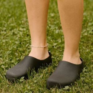 Birkenstock Black Super Birki Rubber Clog Sandals Shoes  Women's Size 10